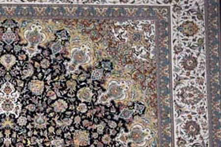 فرش 1200 شانه تراکم 3600 کاشان